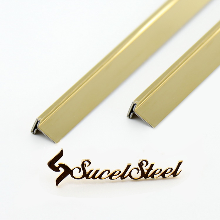Sucelsteel 2021 The Newest Style Color Decorative Stainless Steel UTL And Special Shape Trims&Pr
