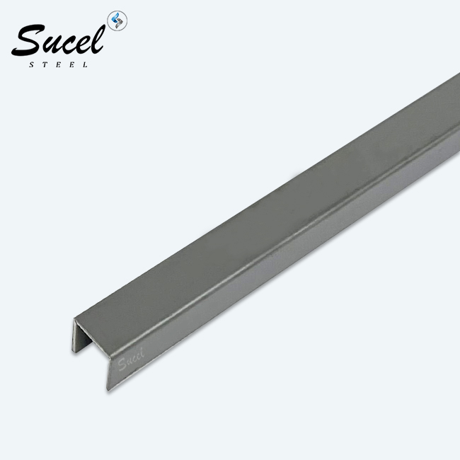 SUCEL Stainless Steel Tile Trim Tile Profiles For Floor Or Wall Decoration U Shape 304 Ceramic Trim 