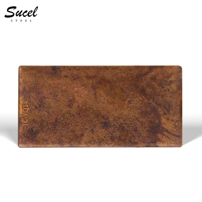 Sucel Steel Copper Coating Antique Decoration YQ14 Stainless Steel Sheet