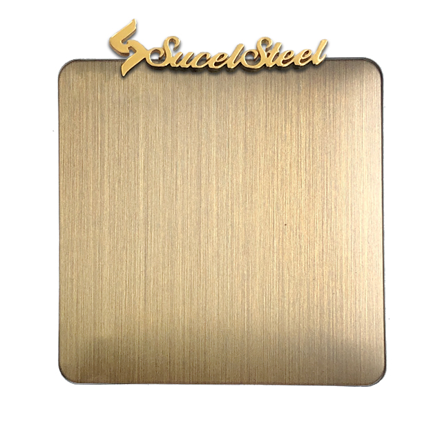 Sucel New Style Hairline Finish Antiques Metal Copper Stainless Steel Sheet
