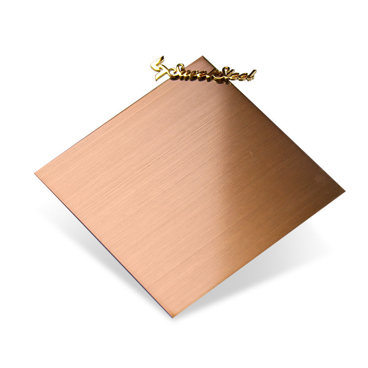 Rose Gold Stainless Steel Sheet For Elevator