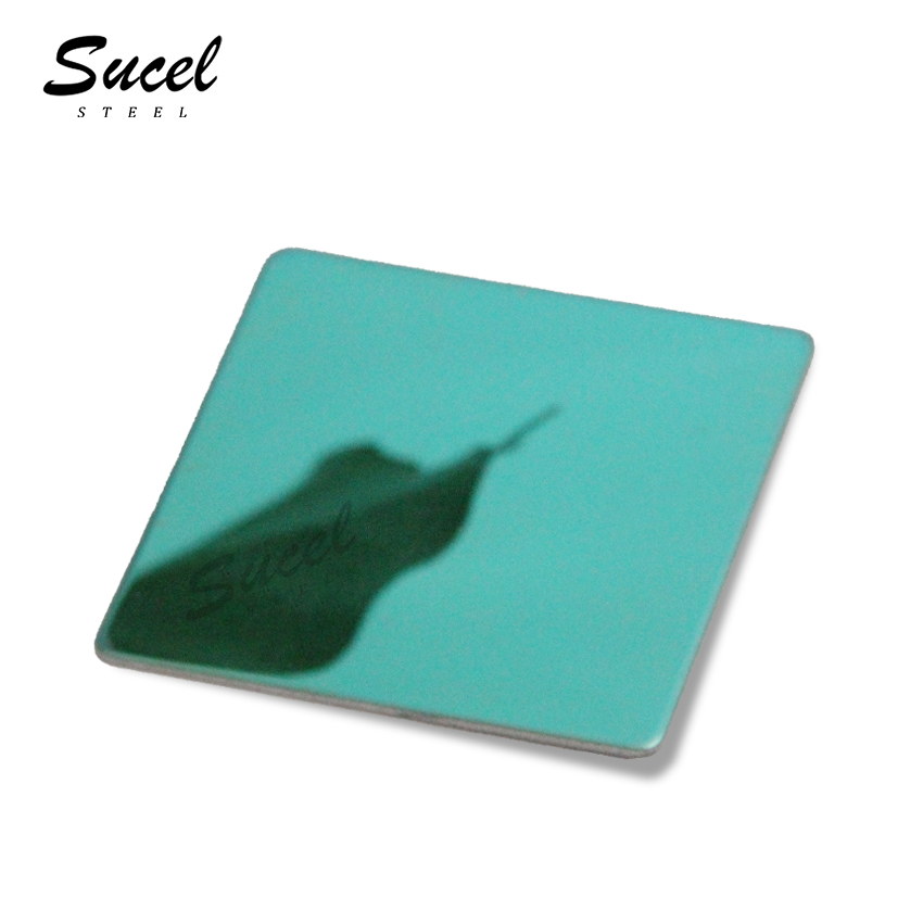 Green 8k Super Mirror Finish Polished 316 Stainless Steel Sheet