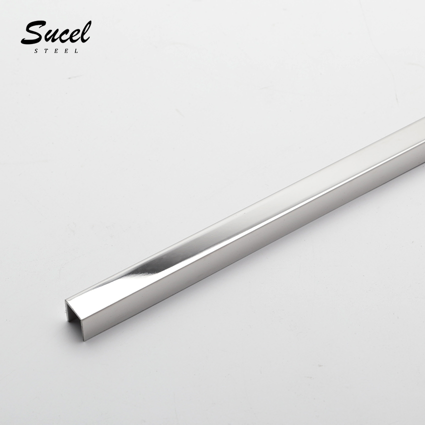 Silver Tile Accessories Of Decor Stainless Steel Edge U Trims From Sucelstel